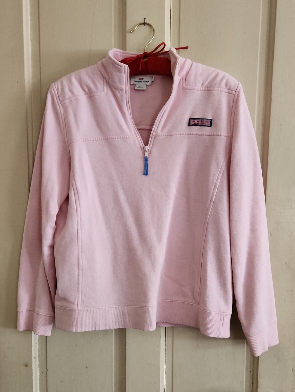 Vineyard Vines Light Pink Half-Zip Pullover